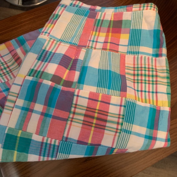 Talbots a line side zip madras skirt. Worn 1x then clesned.‎ - Picture 5 of 5